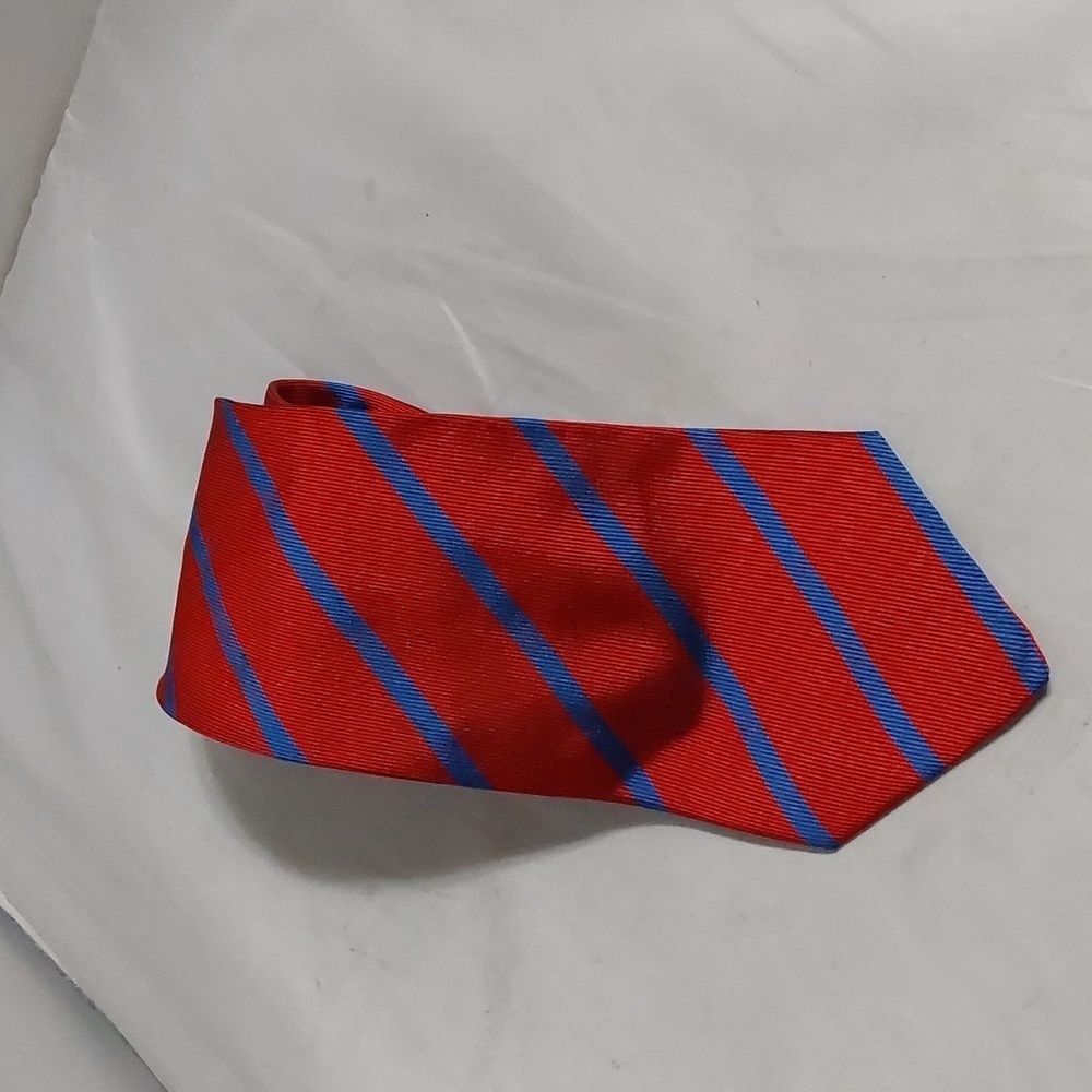 ETRO‎ MILANO  BRIGHT RED & BLUE CLASSIC NECK TIE